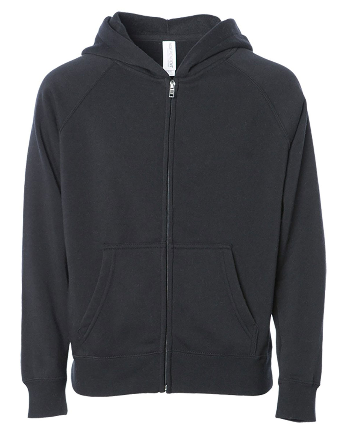 Independent Trading Co. PRM10TSBZ Toddler Lightweight Special Blend Raglan Zip Hood