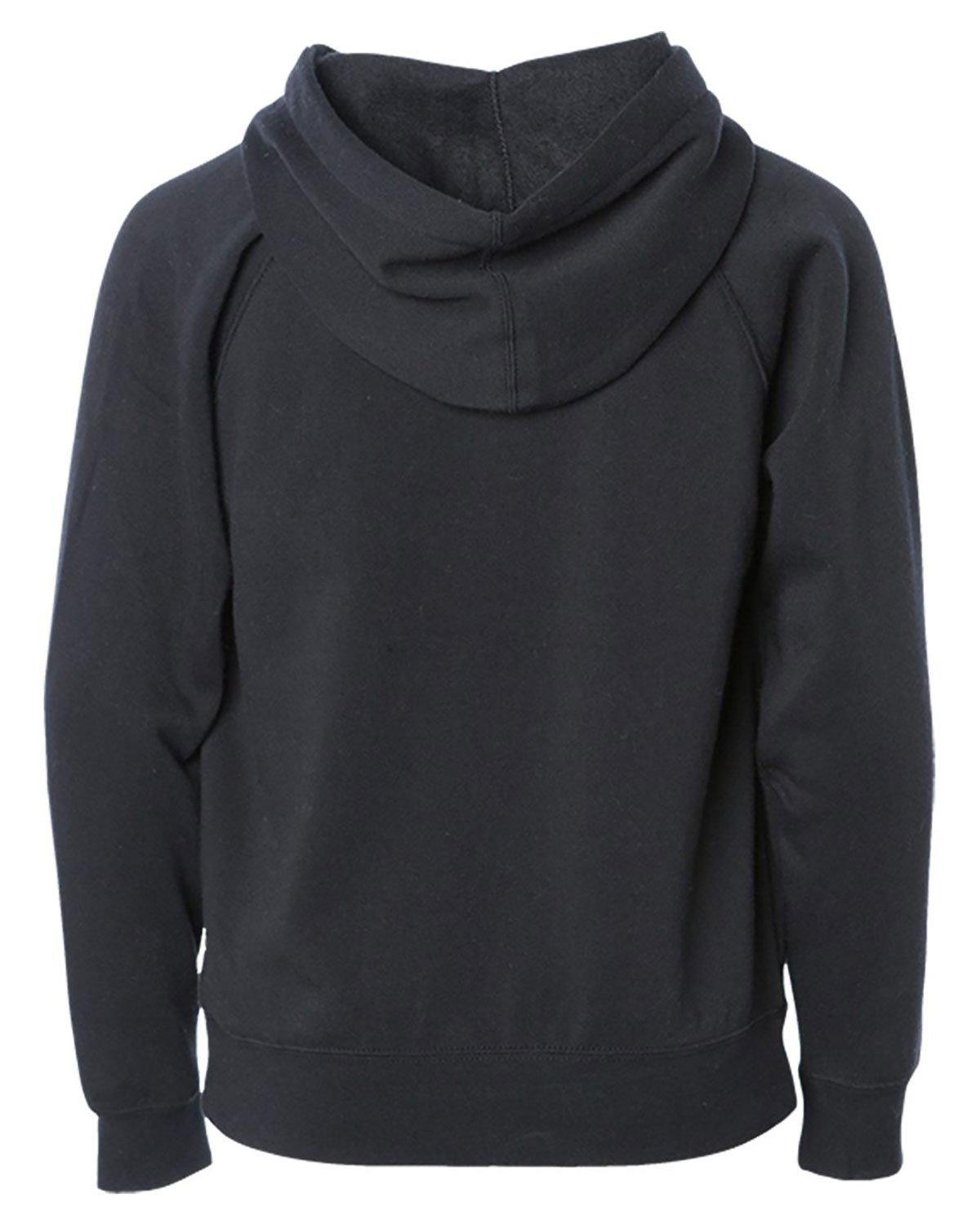 Independent Trading Co. PRM10TSBZ Toddler Lightweight Special Blend Raglan Zip Hood view 2