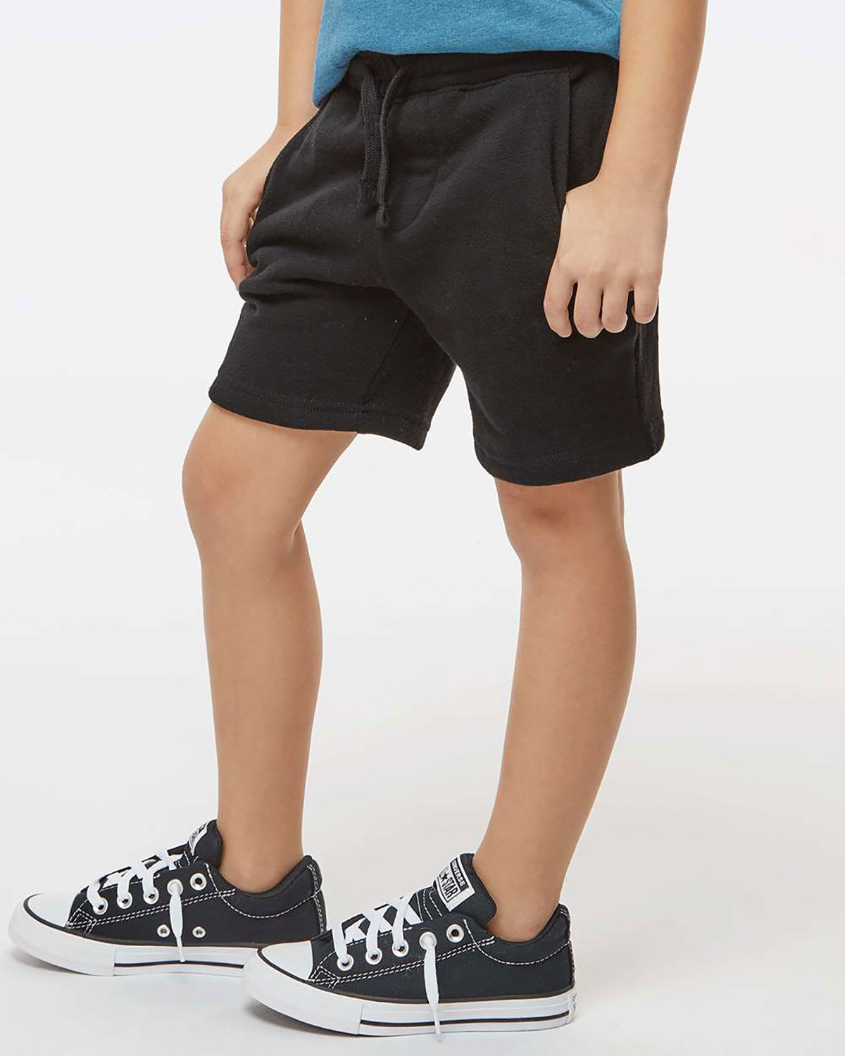 Independent Trading Co. PRM11SRT Toddler Lightweight Special Blend Fleece Shorts view 3