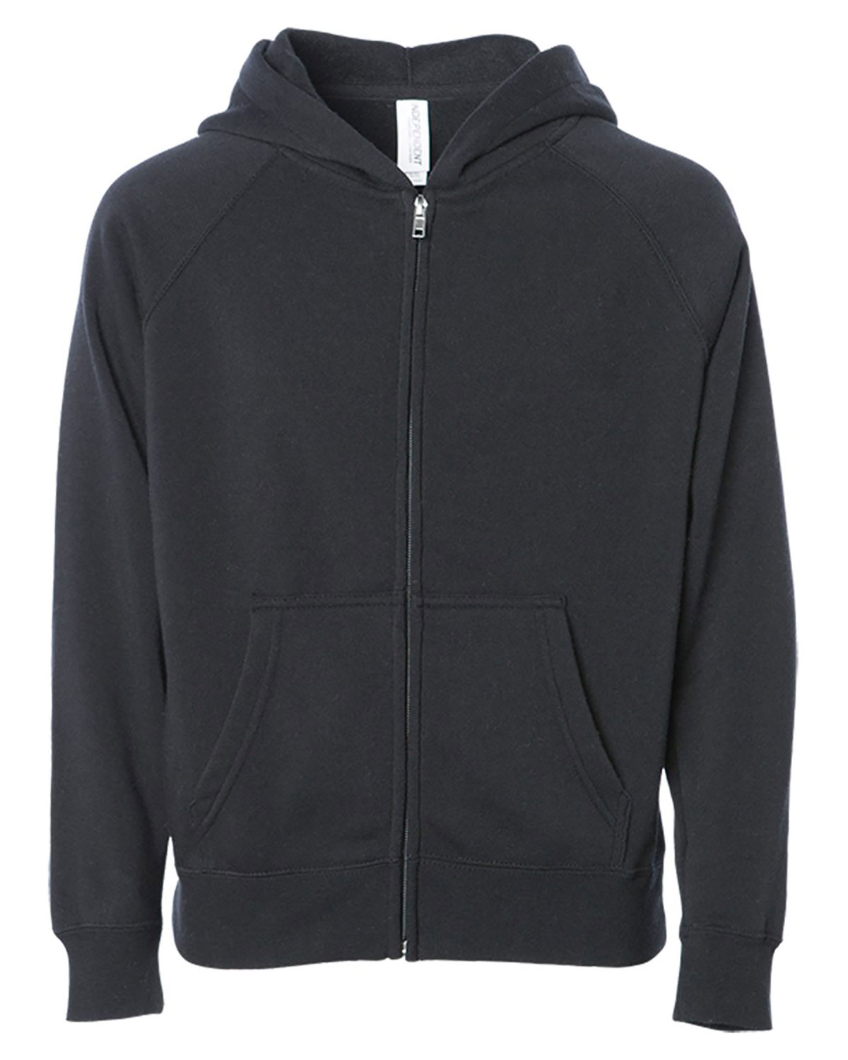 Independent Trading Co. PRM15YSBZ Youth Lightweight Special Blend Raglan Zip Hood