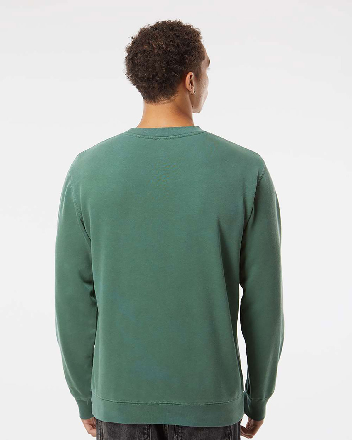 Independent Trading Co. PRM3500 Unisex Midweight Pigment-Dyed Crewneck Sweatshirt view 2