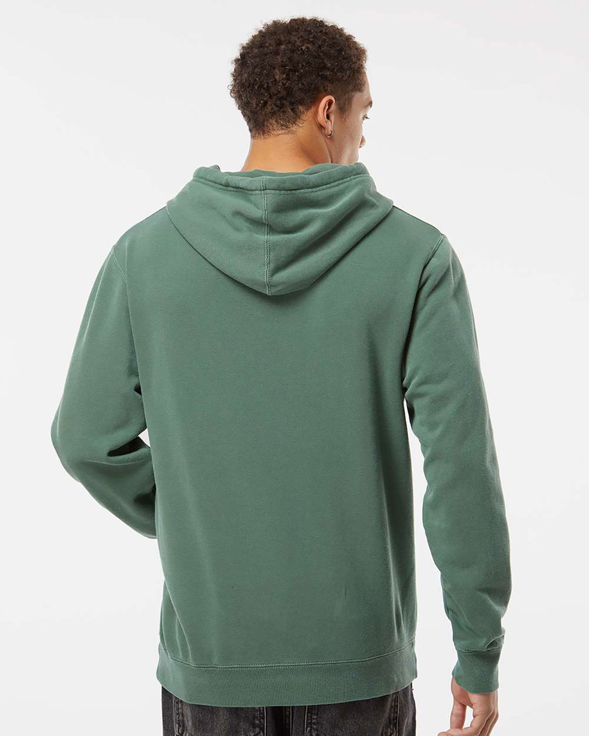Independent Trading Co. PRM4500 Unisex Midweight Pigment-Dyed Hooded Sweatshirt view 2