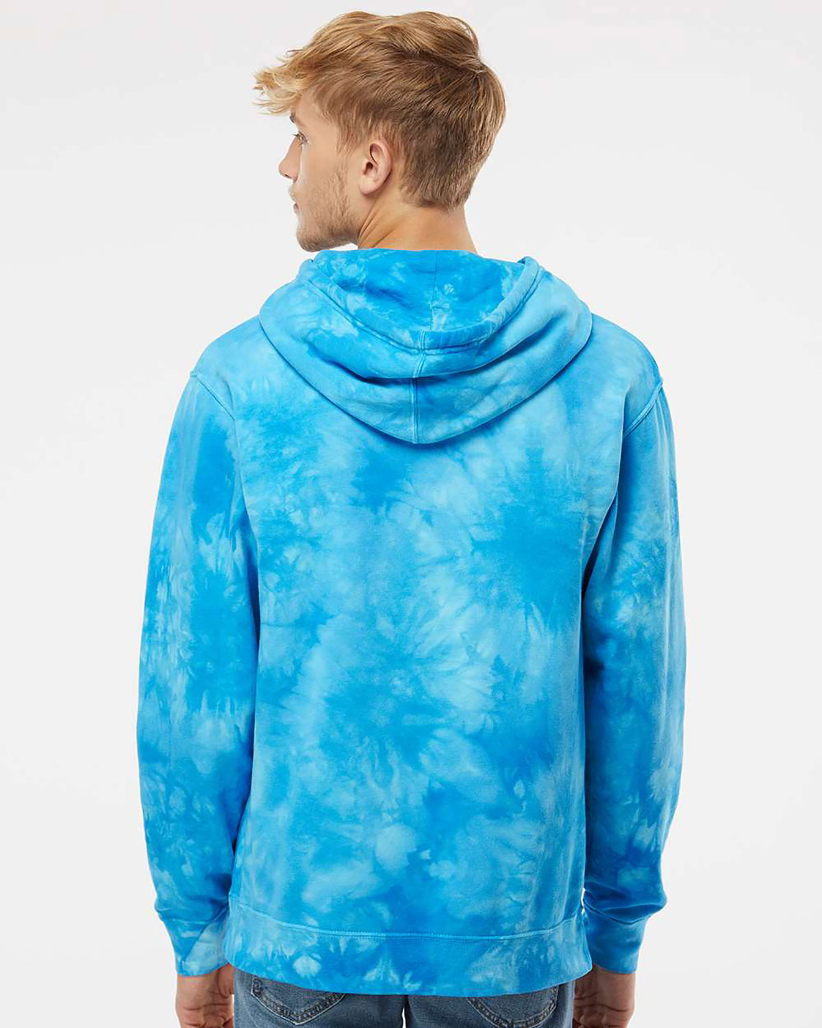 Independent Trading Co. PRM4500TD Unisex Midweight Tie-Dyed Hooded Sweatshirt view 2