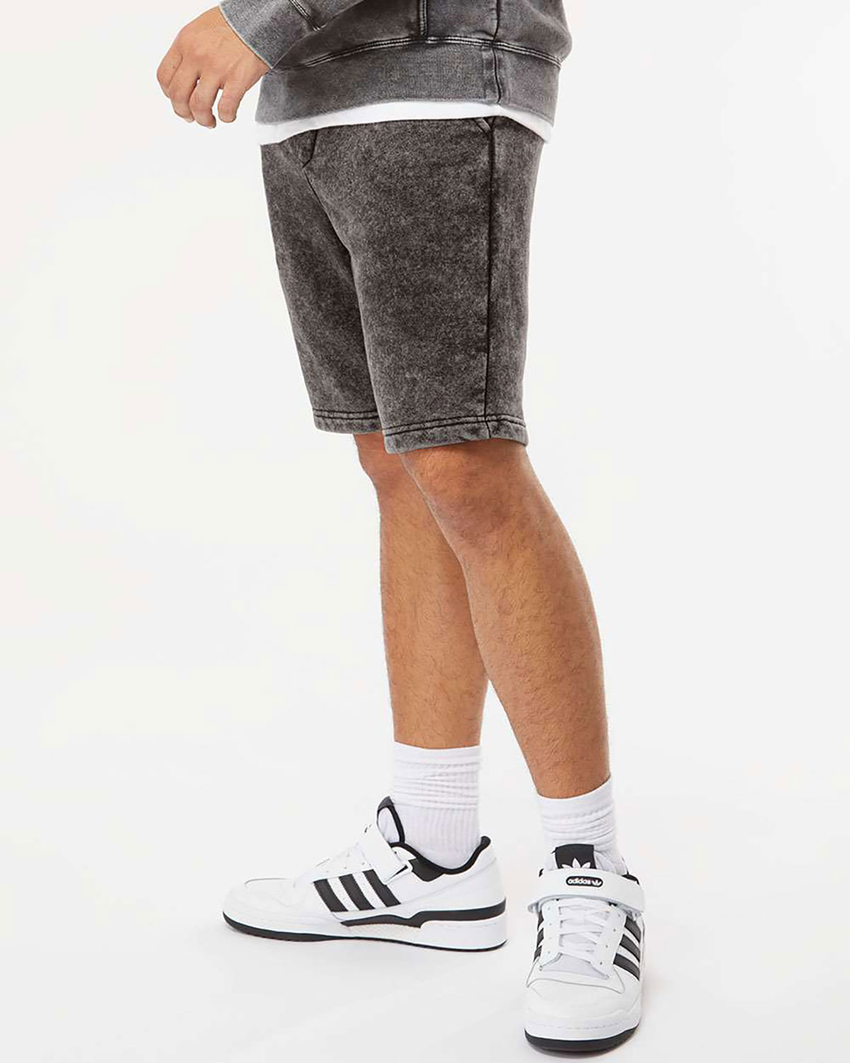 Independent Trading Co. PRM50STMW Unisex Mineral Wash Fleece Shorts view 3