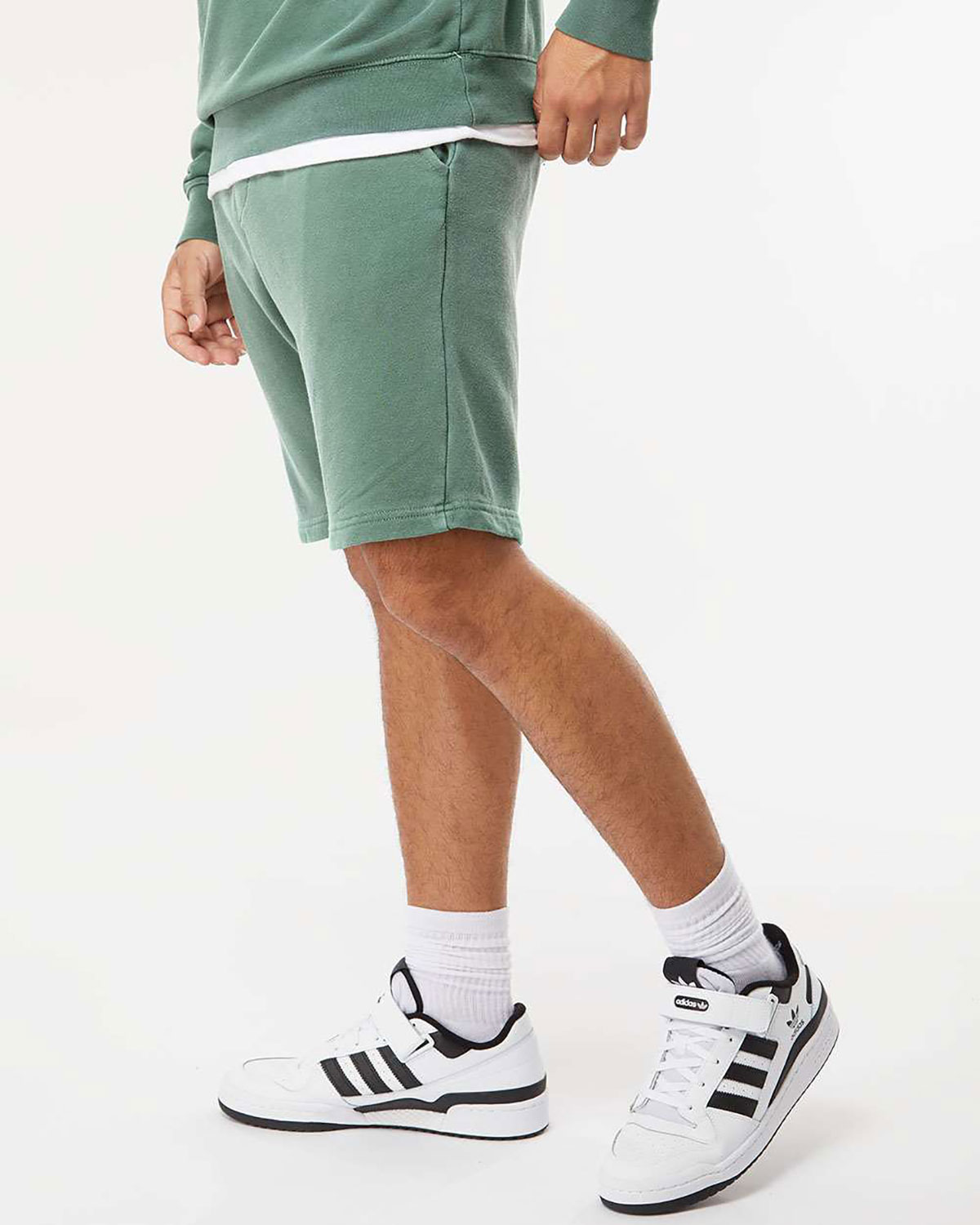 Independent Trading Co. PRM50STPD Unisex Pigment-Dyed Fleece Shorts view 3