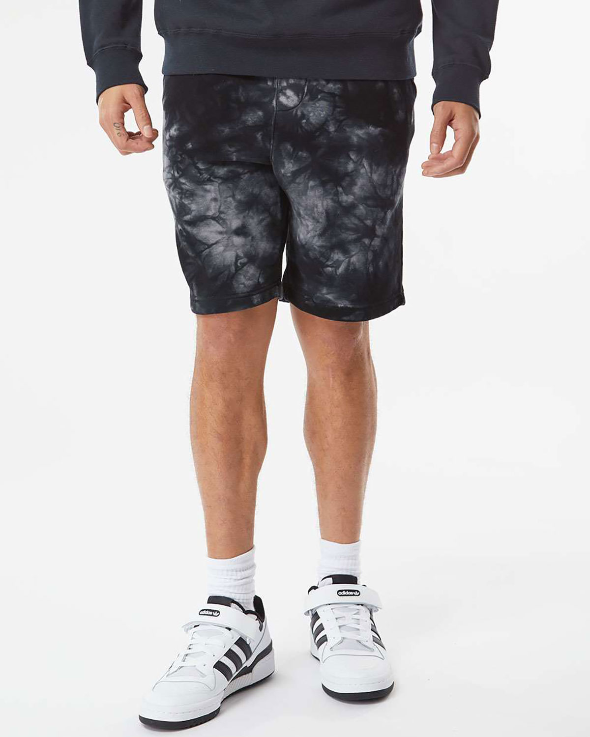 Independent Trading Co. PRM50STTD Unisex Tie-Dyed Fleece Shorts