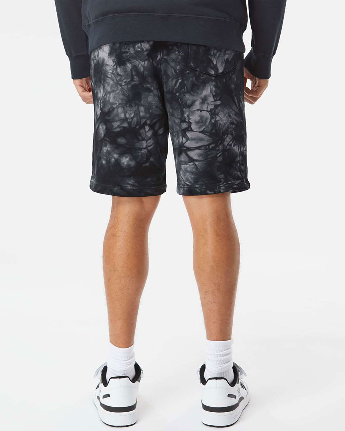 Independent Trading Co. PRM50STTD Unisex Tie-Dyed Fleece Shorts view 2