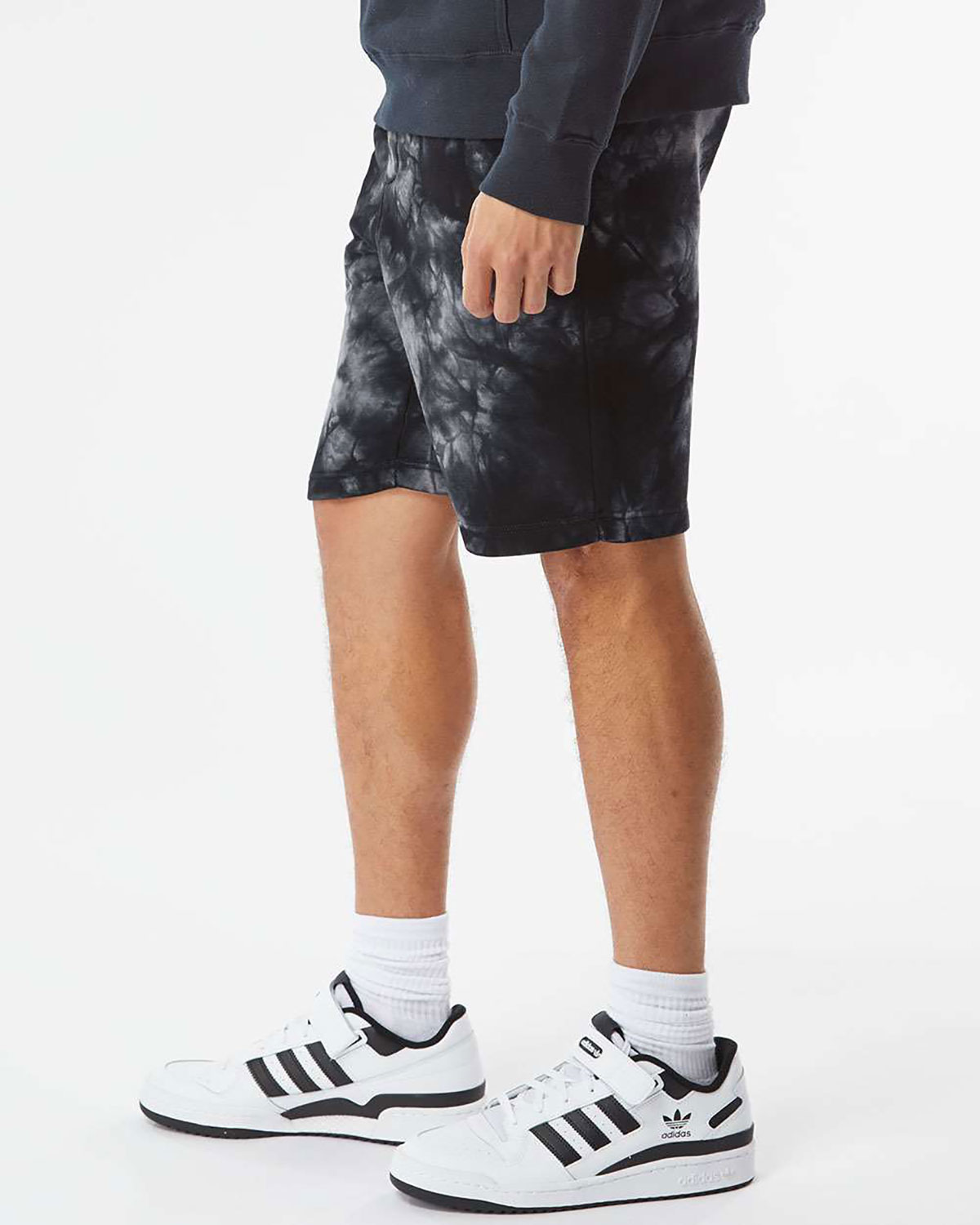 Independent Trading Co. PRM50STTD Unisex Tie-Dyed Fleece Shorts view 3