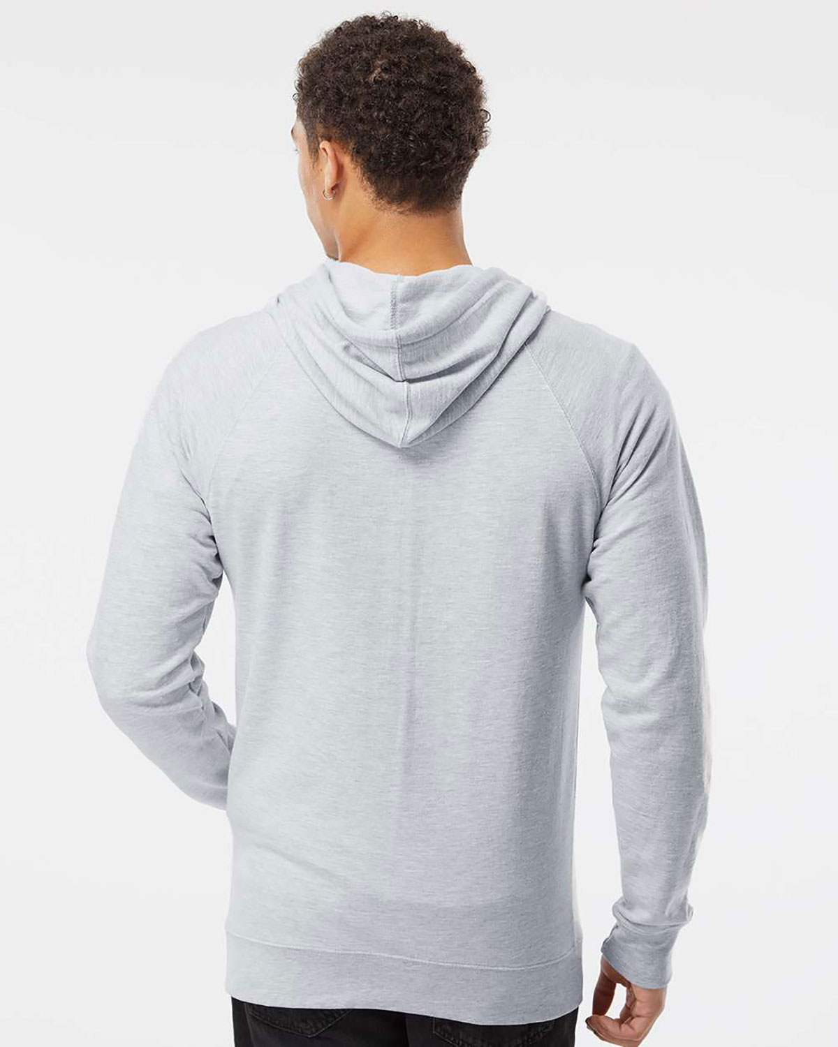 Independent Trading Co. SS1000 Unisex Icon Lightweight Loopback Terry Hooded Sweatshirt view 2