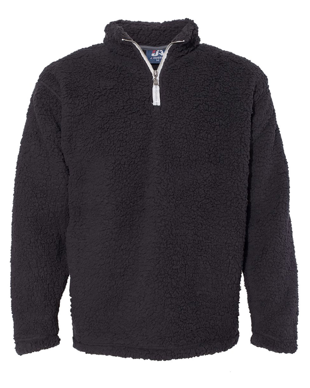 J. America 8454 Men's Sherpa Quarter-Zip Pullover