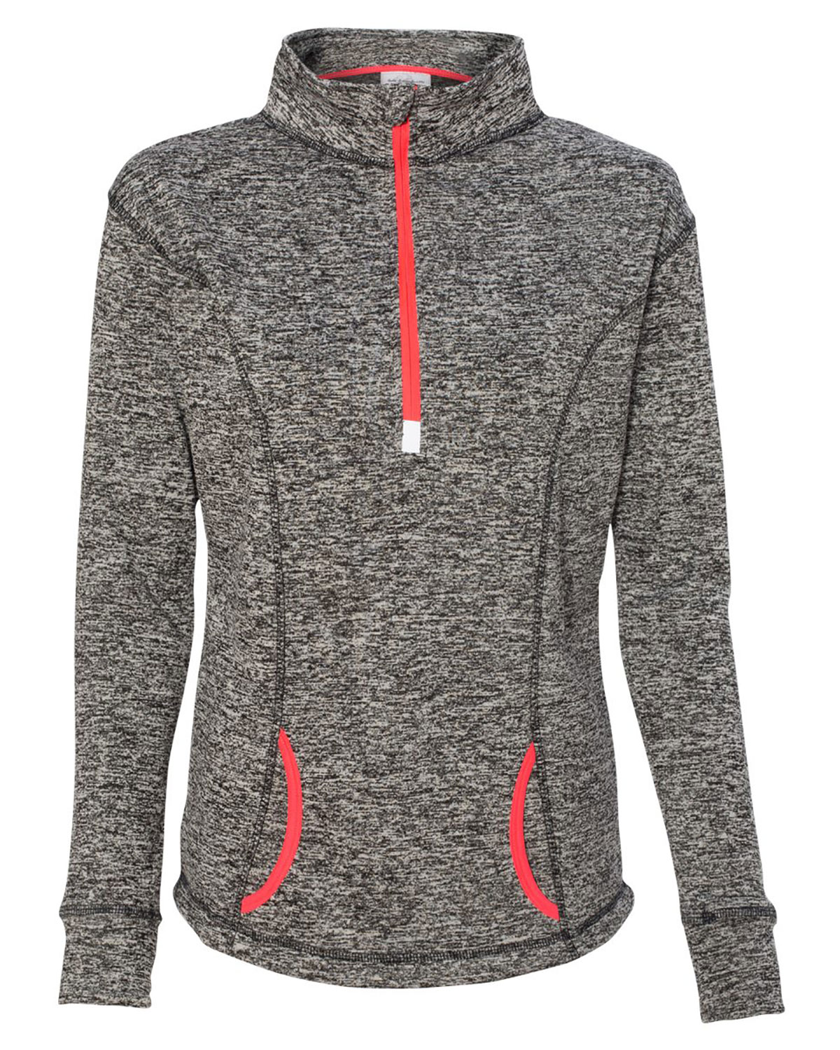 J. America 8617 Women's Cosmic Fleece Quarter-Zip Pullover