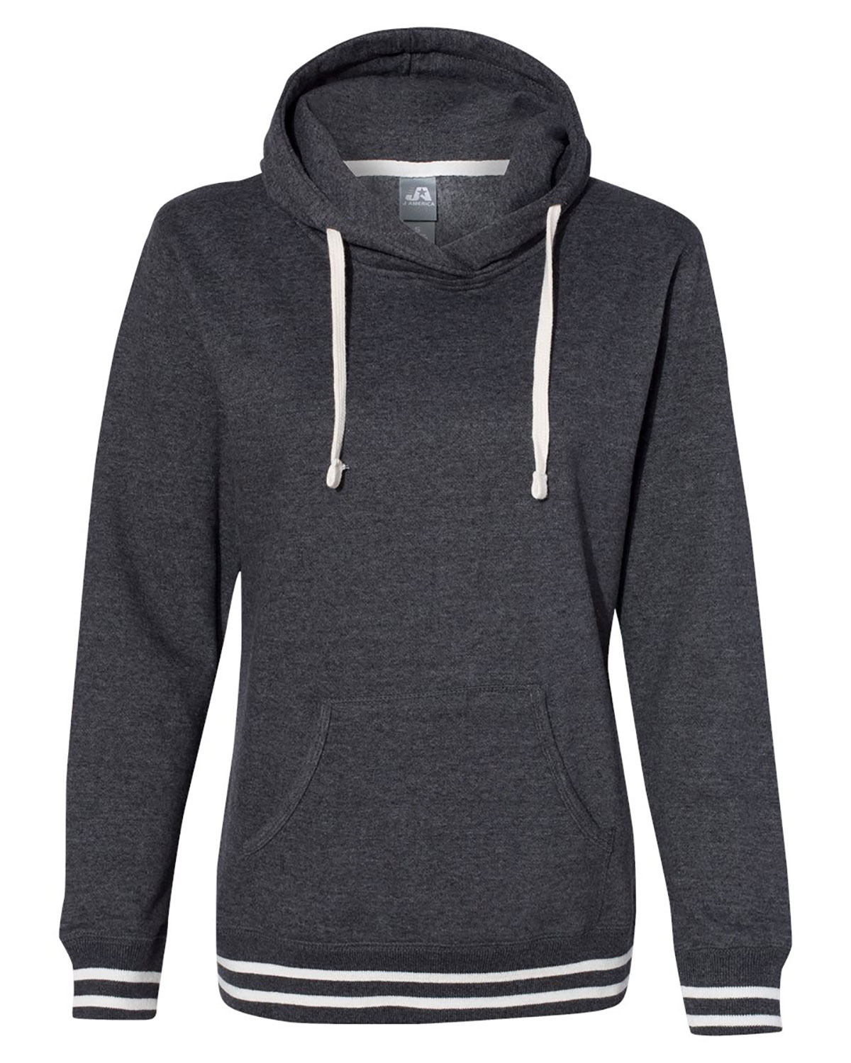 J. America 8651 Women�s Relay Hooded Sweatshirt