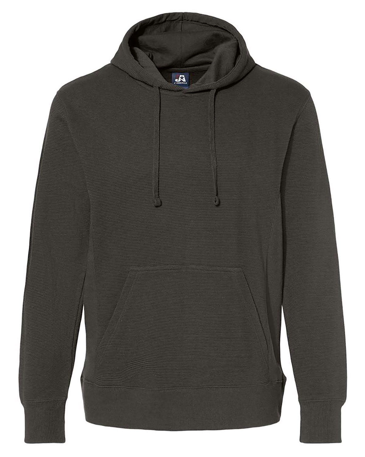 J. America 8706 Men's Ripple Fleece Hooded Sweatshirt