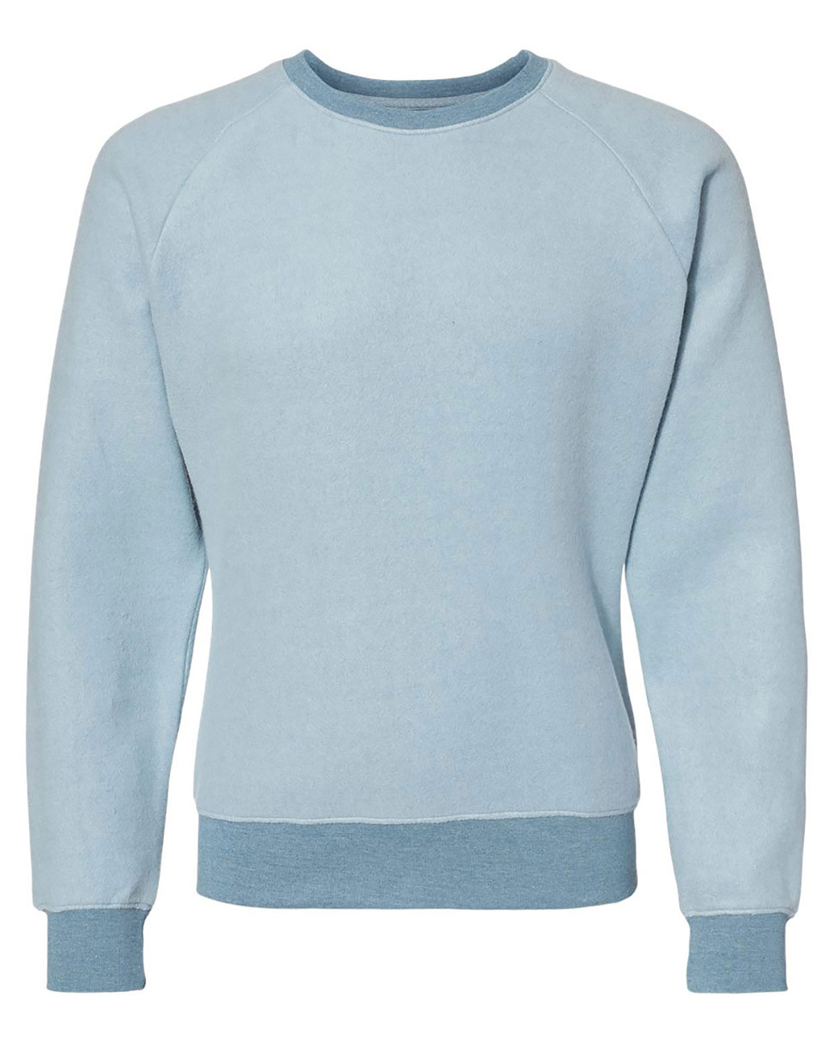 J. America 8710 Unisex Flip Side Fleece Crewneck Sweatshirt