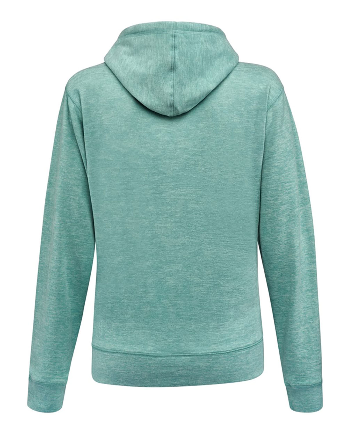 J. America 8742 Women's Electric Fleece Hooded Sweatshirt view 2