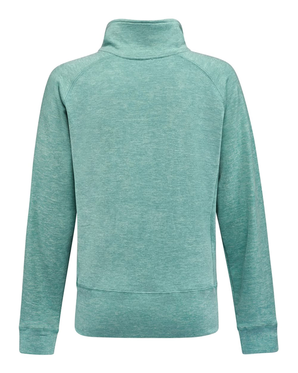 J. America 8743 Women's Electric Fleece Quarter-Zip Sweatshirt view 2