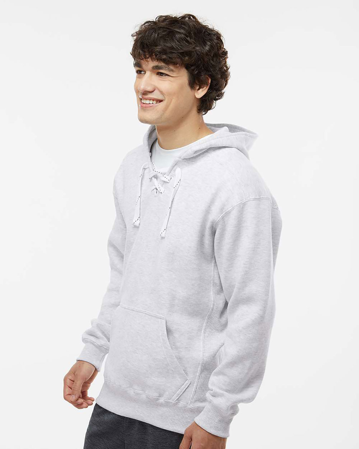 J. America 8830 Men's Sport Lace Hooded Sweatshirt view 3