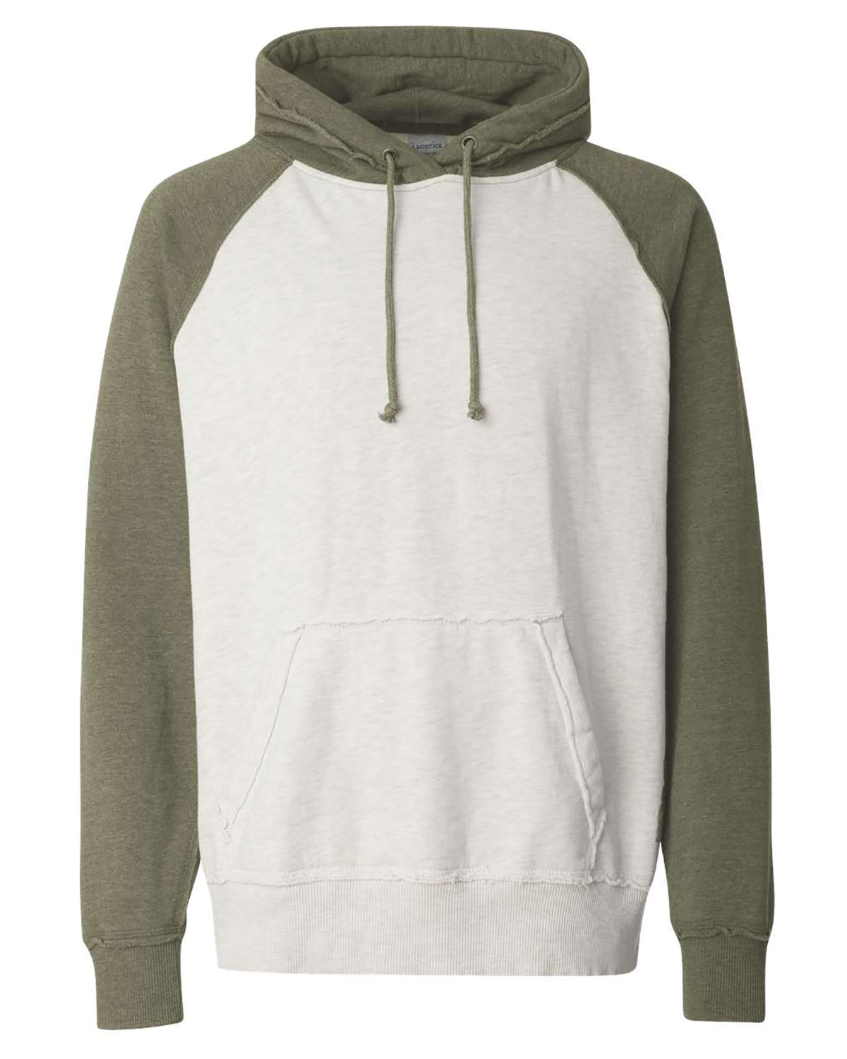 J. America 8885 Men's Vintage Heather Hooded Sweatshirt