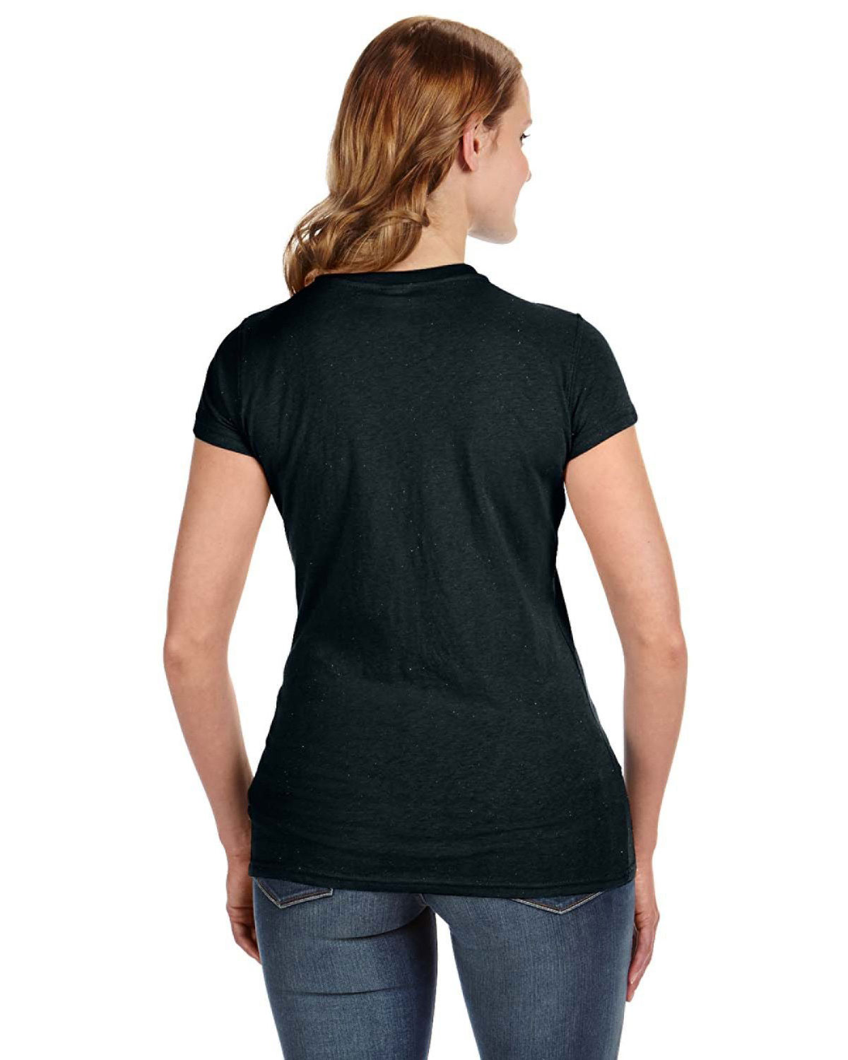 J. America JA8138 America JA8138 Women Glitter T-Shirt view 2