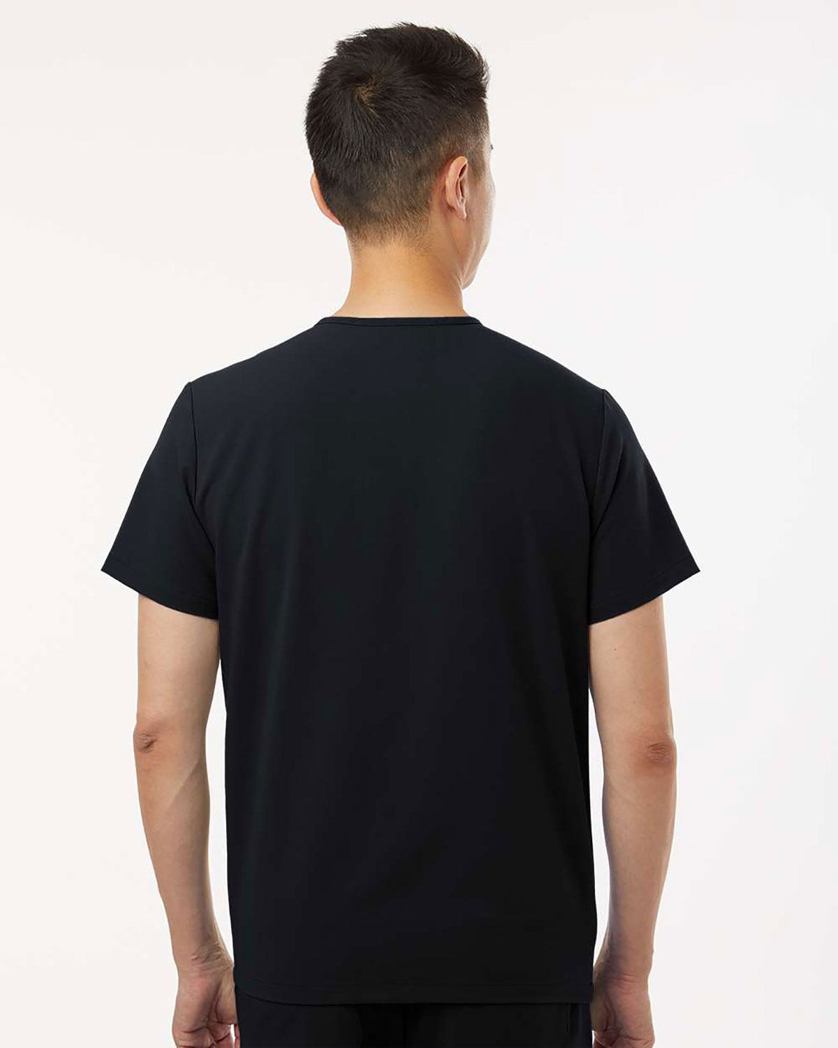 Jaanuu M10001 Men's Holmes Everyday 1-Pocket Scrub V-Neck Top view 2