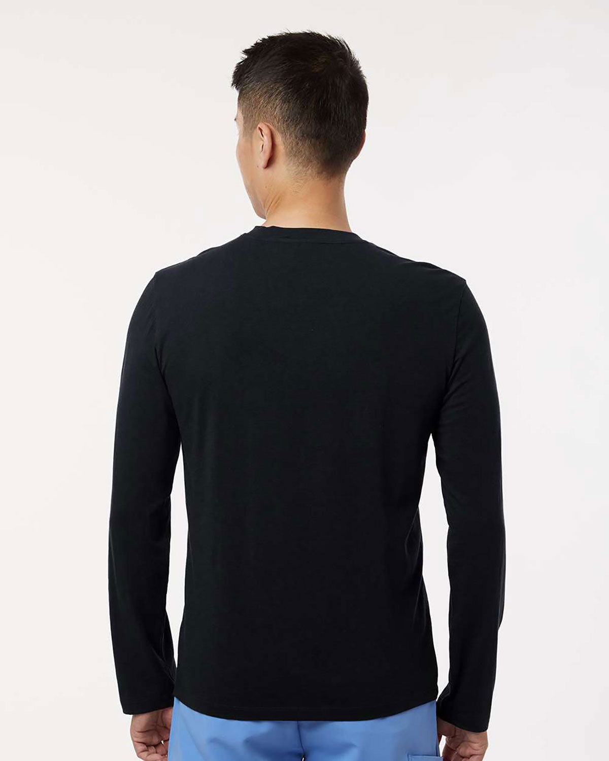 Jaanuu M30002U Men's RegenX Cotton Underscrub Long Sleeve T-Shirt view 2