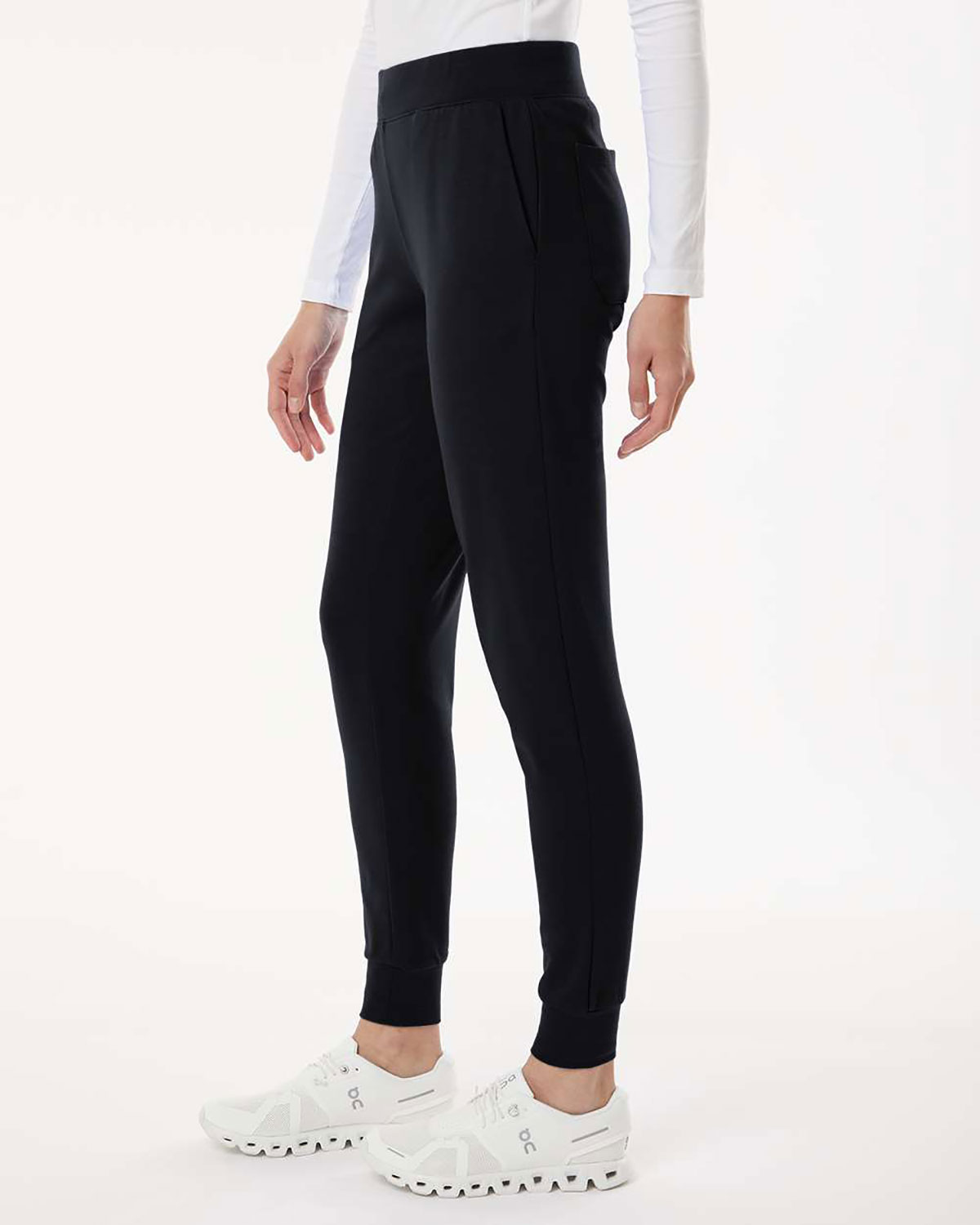 Jaanuu W40001P Women's Petite Sizes Rubi UltraSOFT� Scrub Joggers view 3