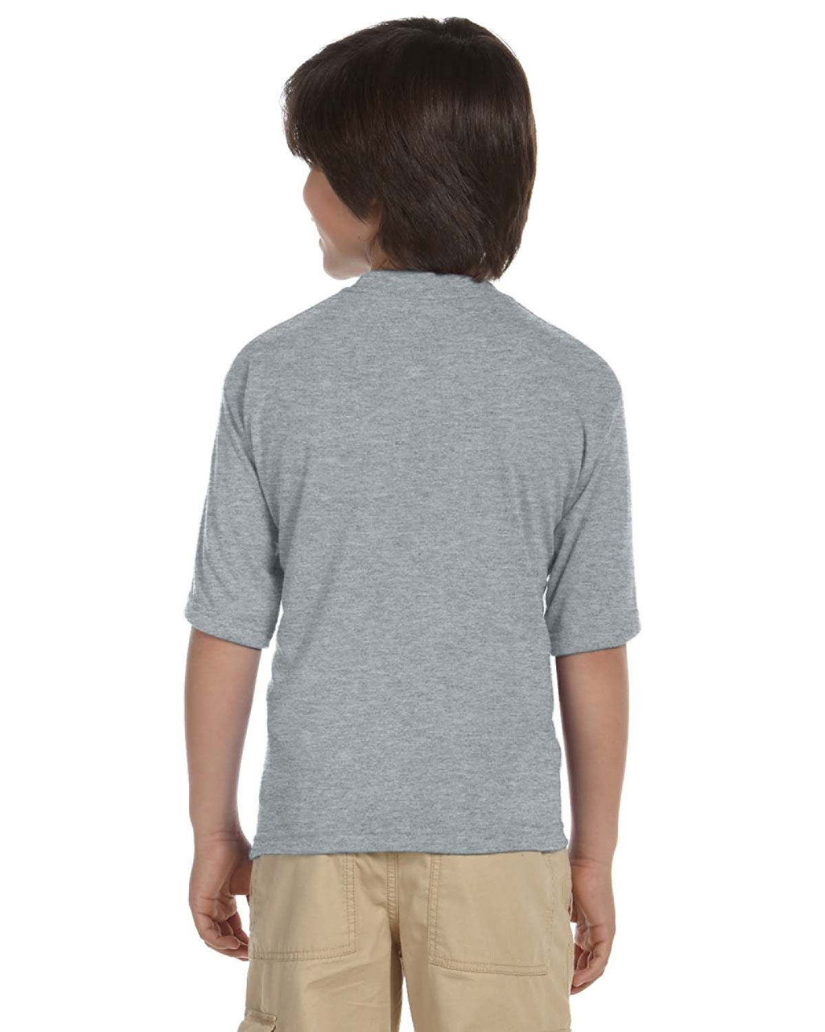 Jerzees 21B Youth Dri-Power 100% Polyester Tee view 2