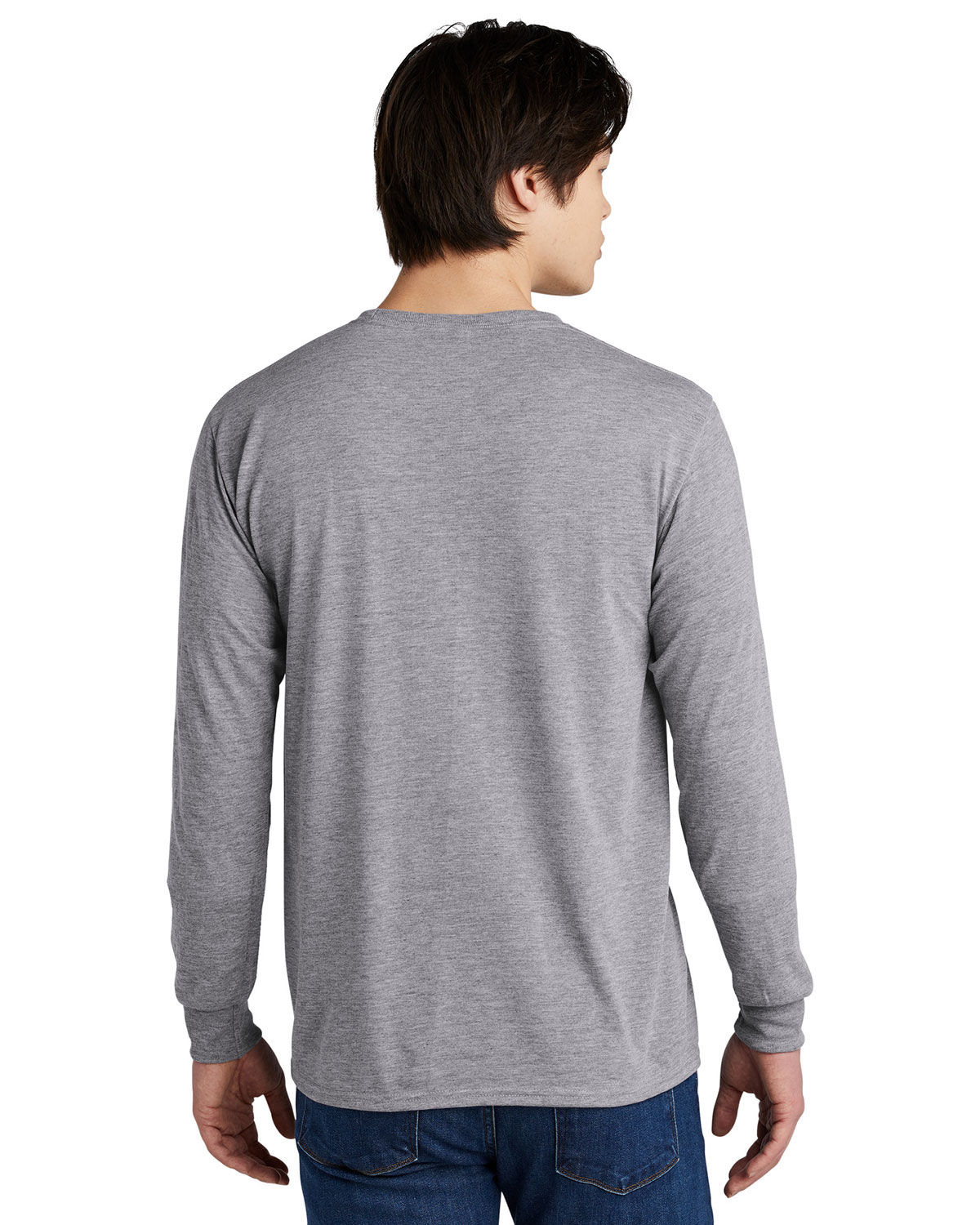 Jerzees 21LS Dri-Power 100% Polyester Long Sleeve T-Shirt view 2