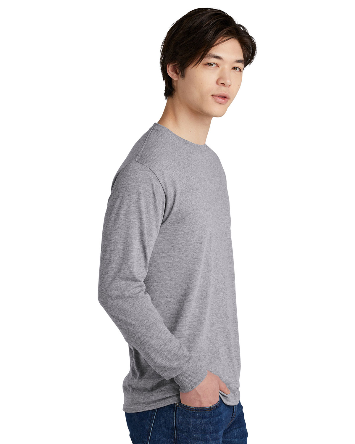 Jerzees 21LS Dri-Power 100% Polyester Long Sleeve T-Shirt view 3