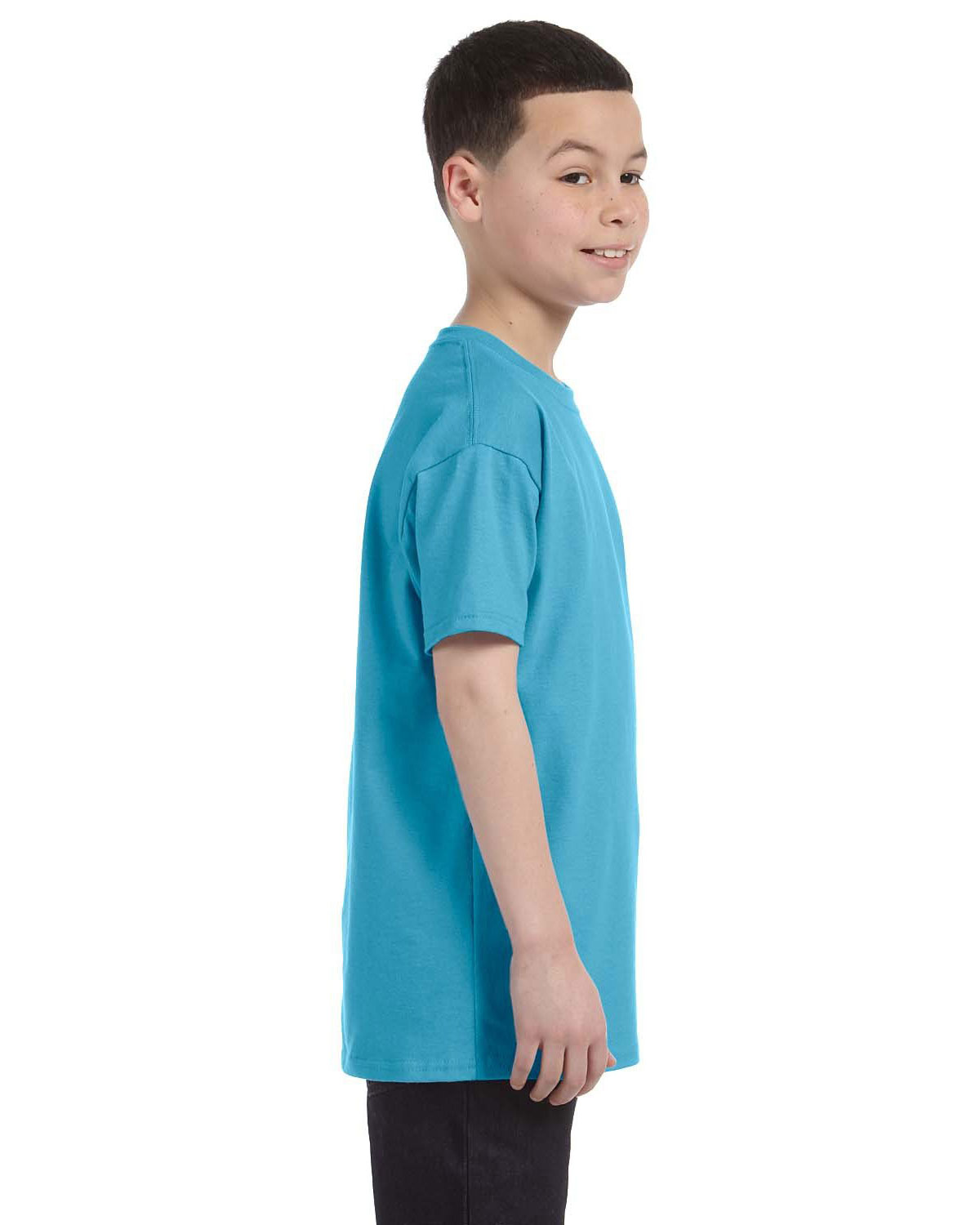 Jerzees 29B Youth Dri-Power 50/50 Cotton/Poly T-Shirt view 3