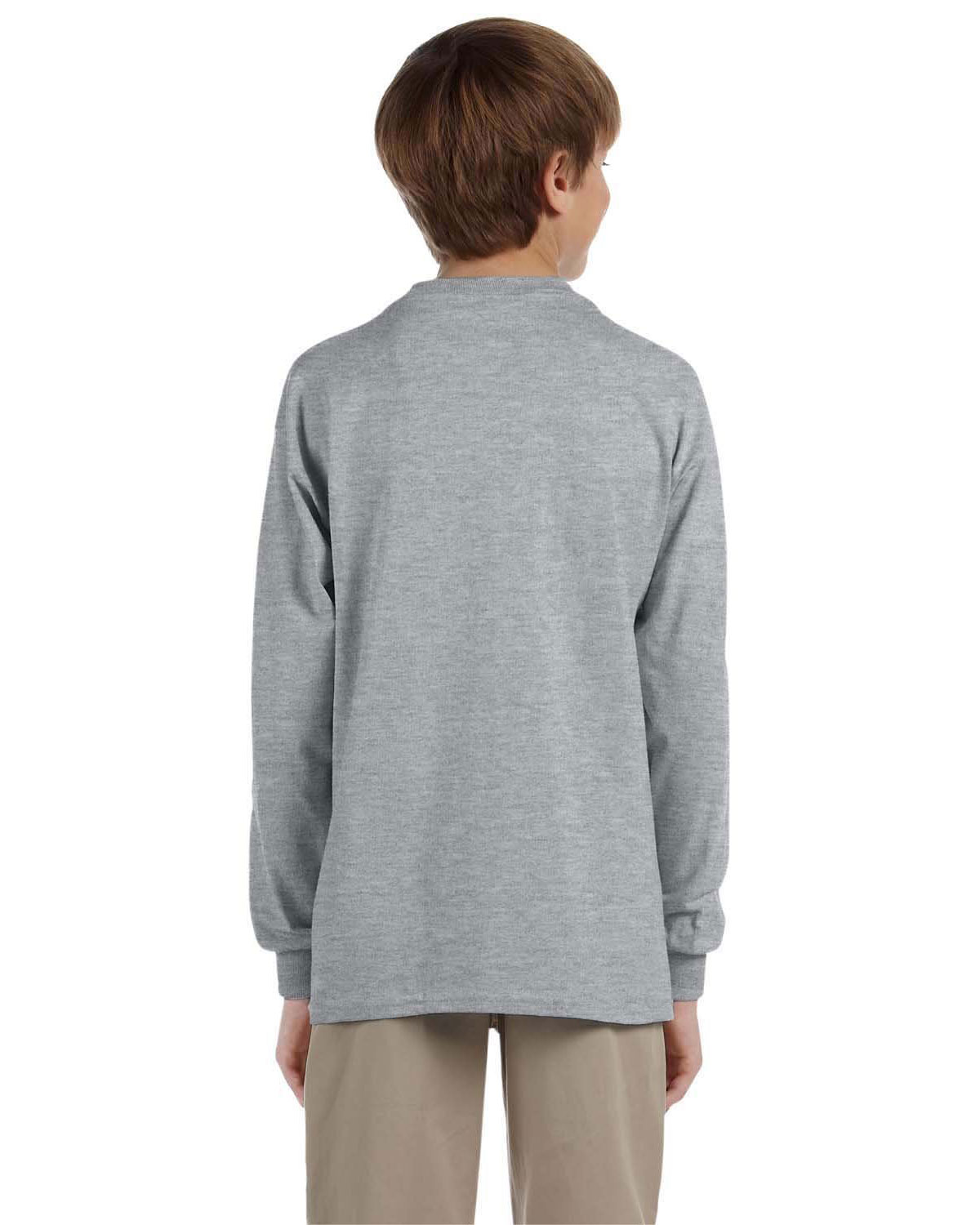 Jerzees 29BL Youth Dri-Power 50/50 Cotton/Poly Long Sleeve view 2