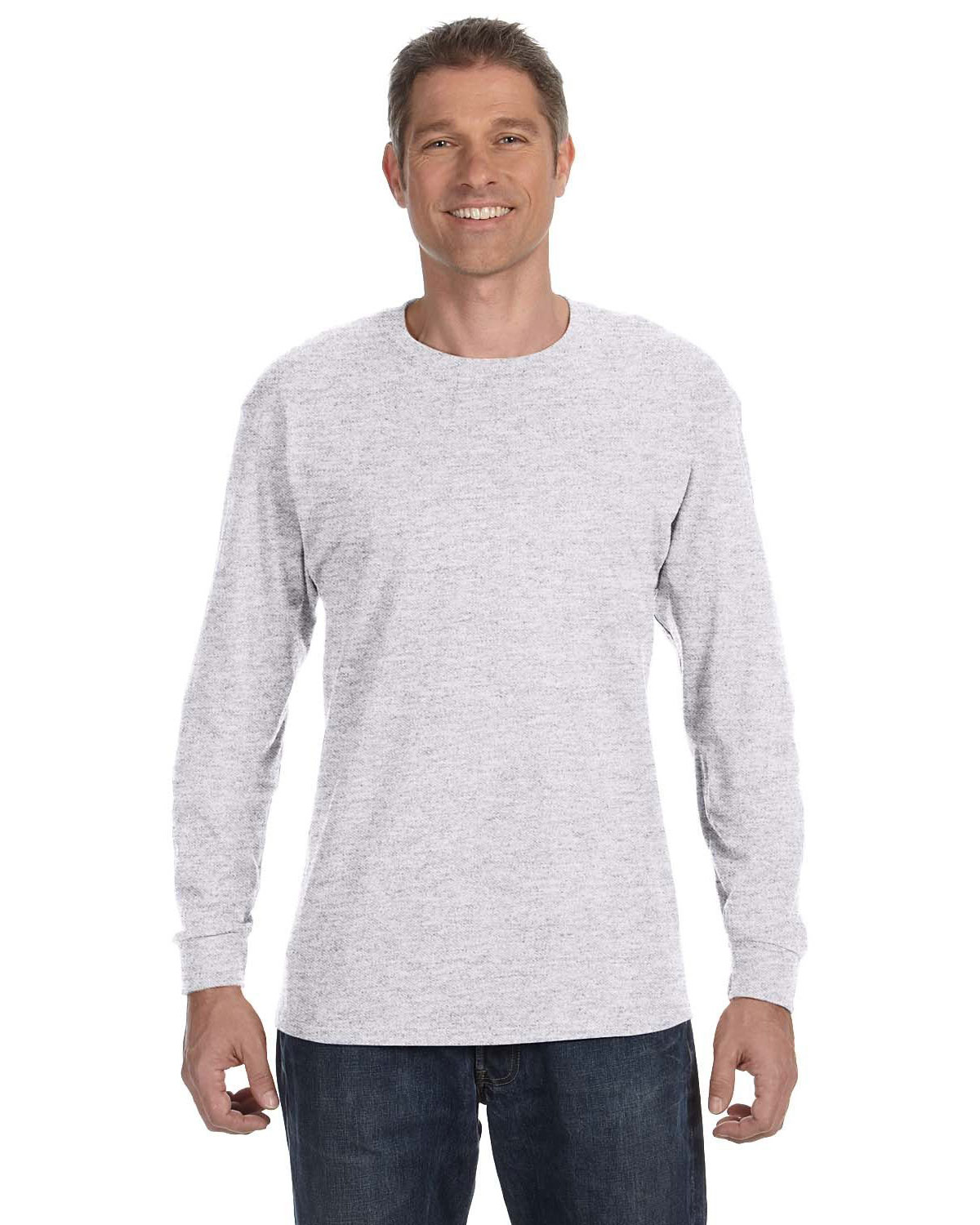 Jerzees 29L Men Dri-Power Active 50/50 Long-Sleeve T-Shirt