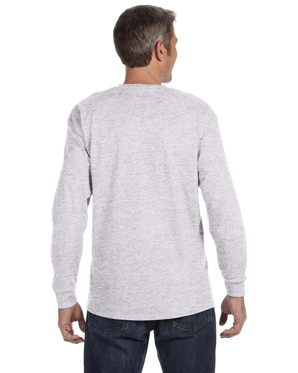 Jerzees 29LS Dri-Power 50/50 Cotton/Poly Long Sleeve T-Shirt view 2