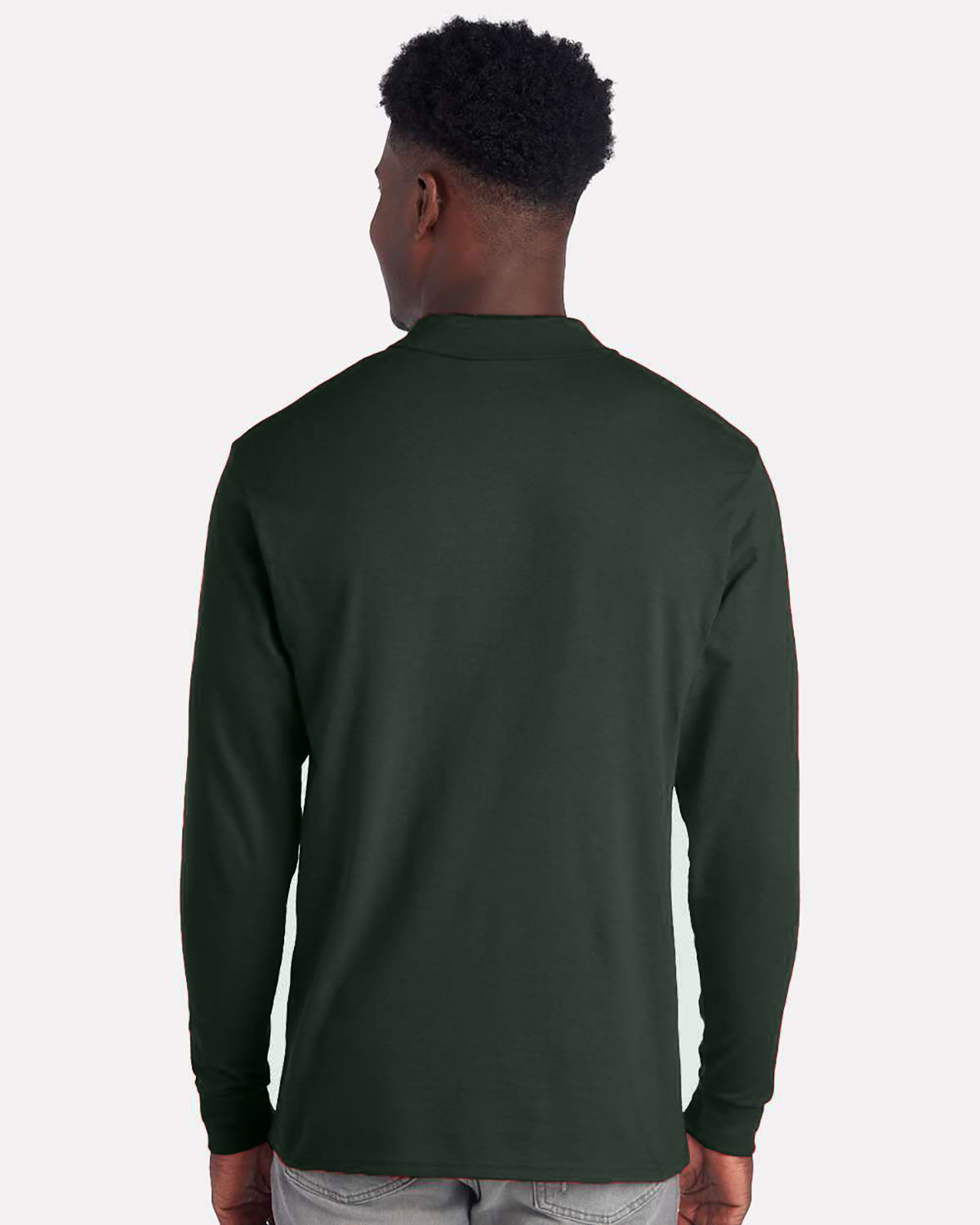 Jerzees 437LR Men's Dri-Power� Long Sleeve Polo view 2