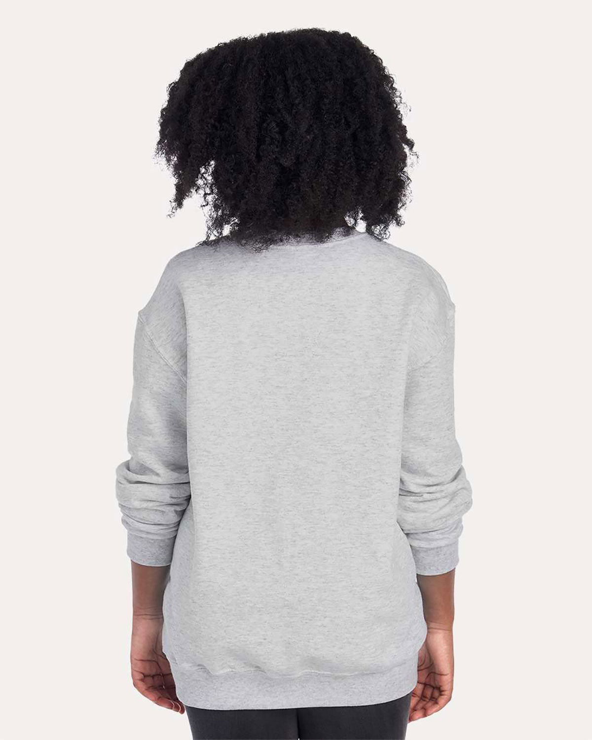 Jerzees 562B Youth NuBlend Crewneck Sweatshirt view 2