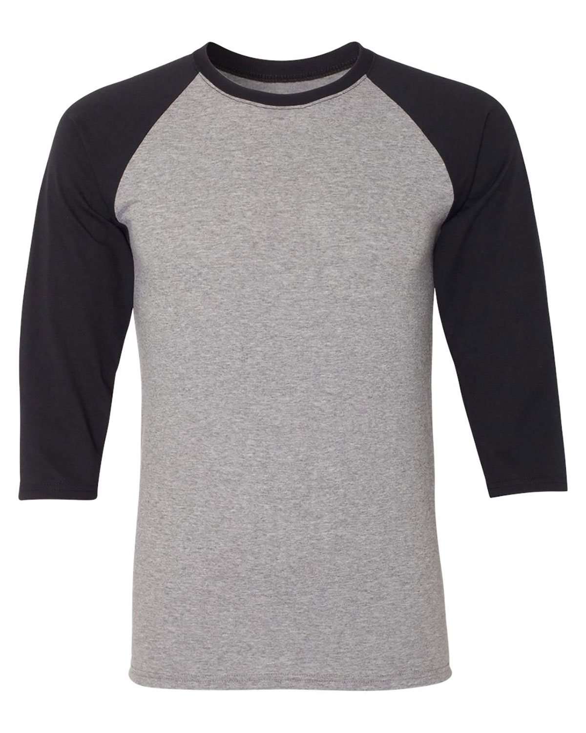 Jerzees 601RR Unisex Triblend Three-Quarter Raglan Baseball T-Shirt