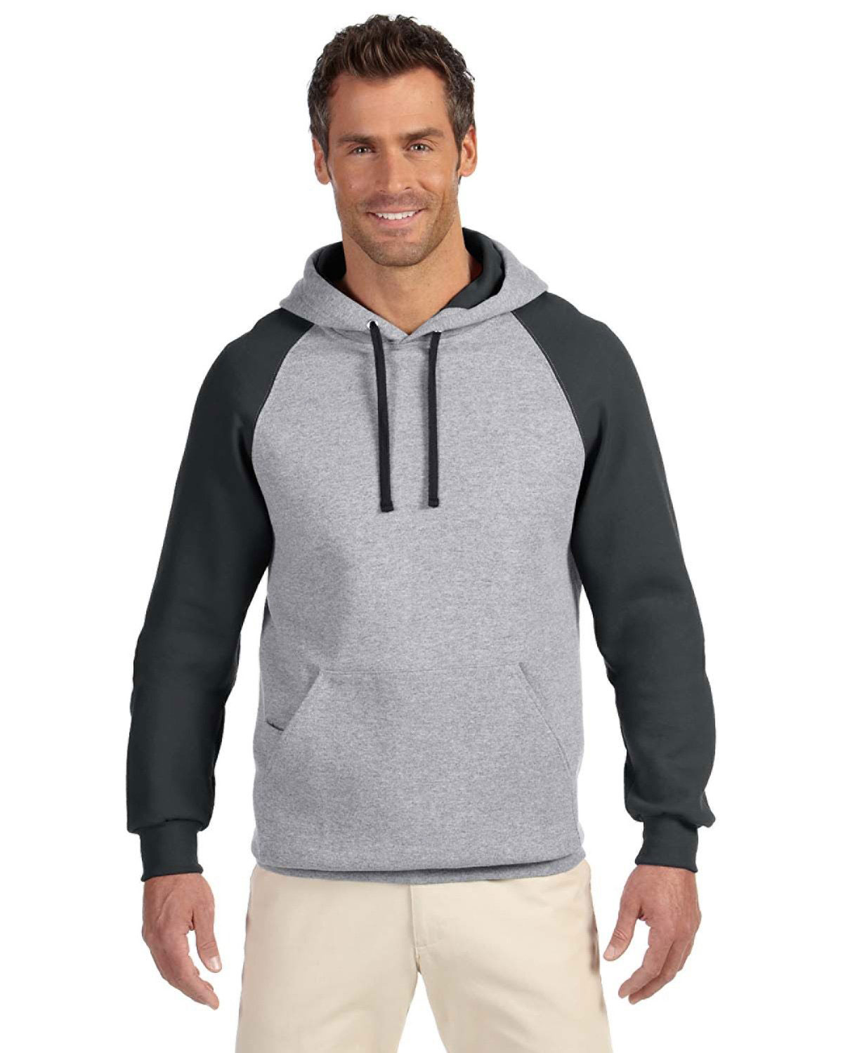 Jerzees 96CR Unisex Nublend� Colorblocked Raglan Hooded Sweatshirt
