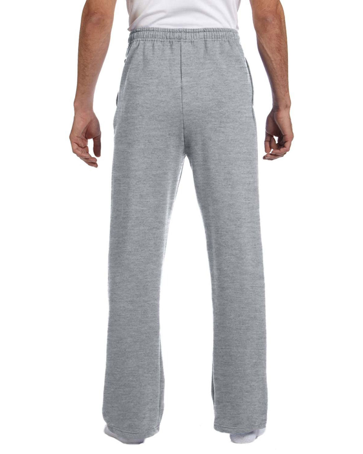 Jerzees 974MP NuBlend Open Bottom Pant with Pockets view 2