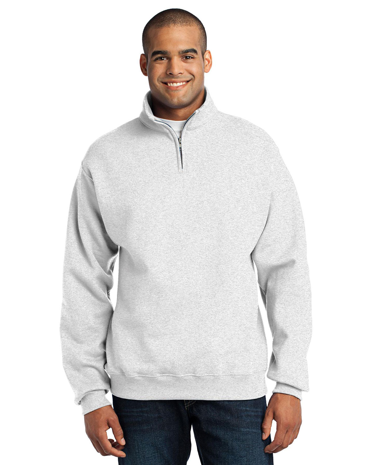 Jerzees 995M NuBlend 1/4-Zip Cadet Collar Sweatshirt
