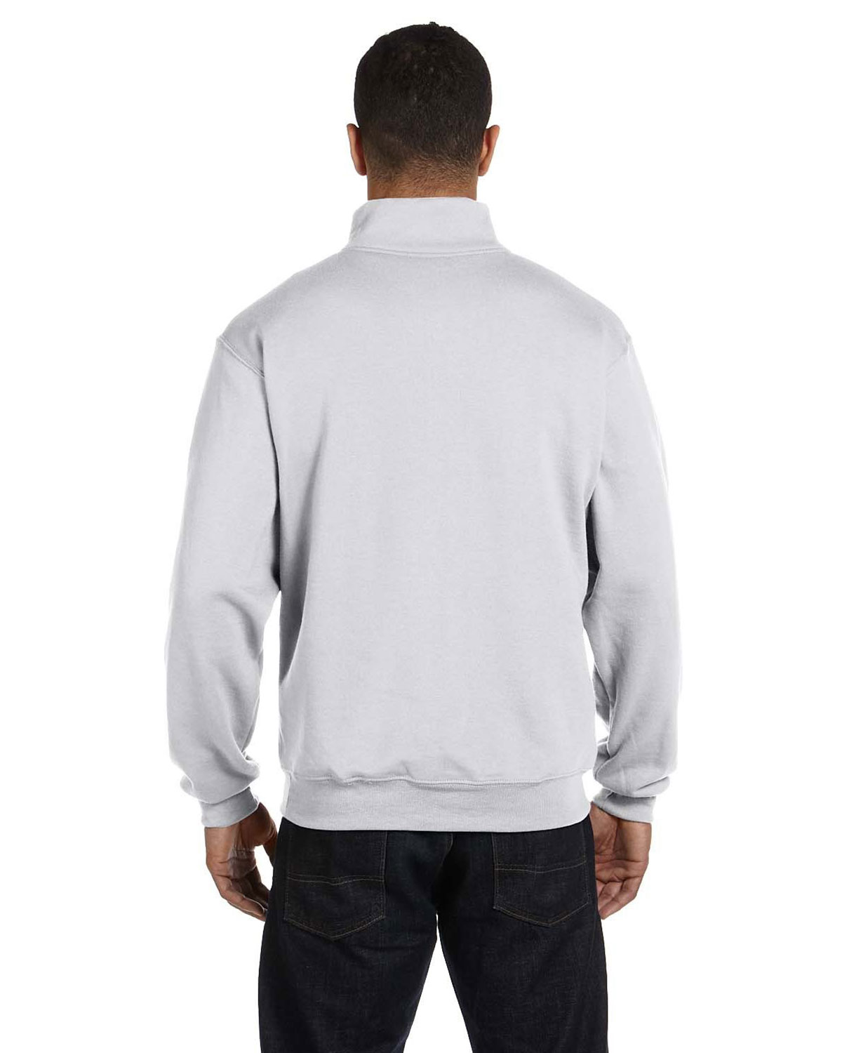 Jerzees 995M NuBlend 1/4-Zip Cadet Collar Sweatshirt view 2