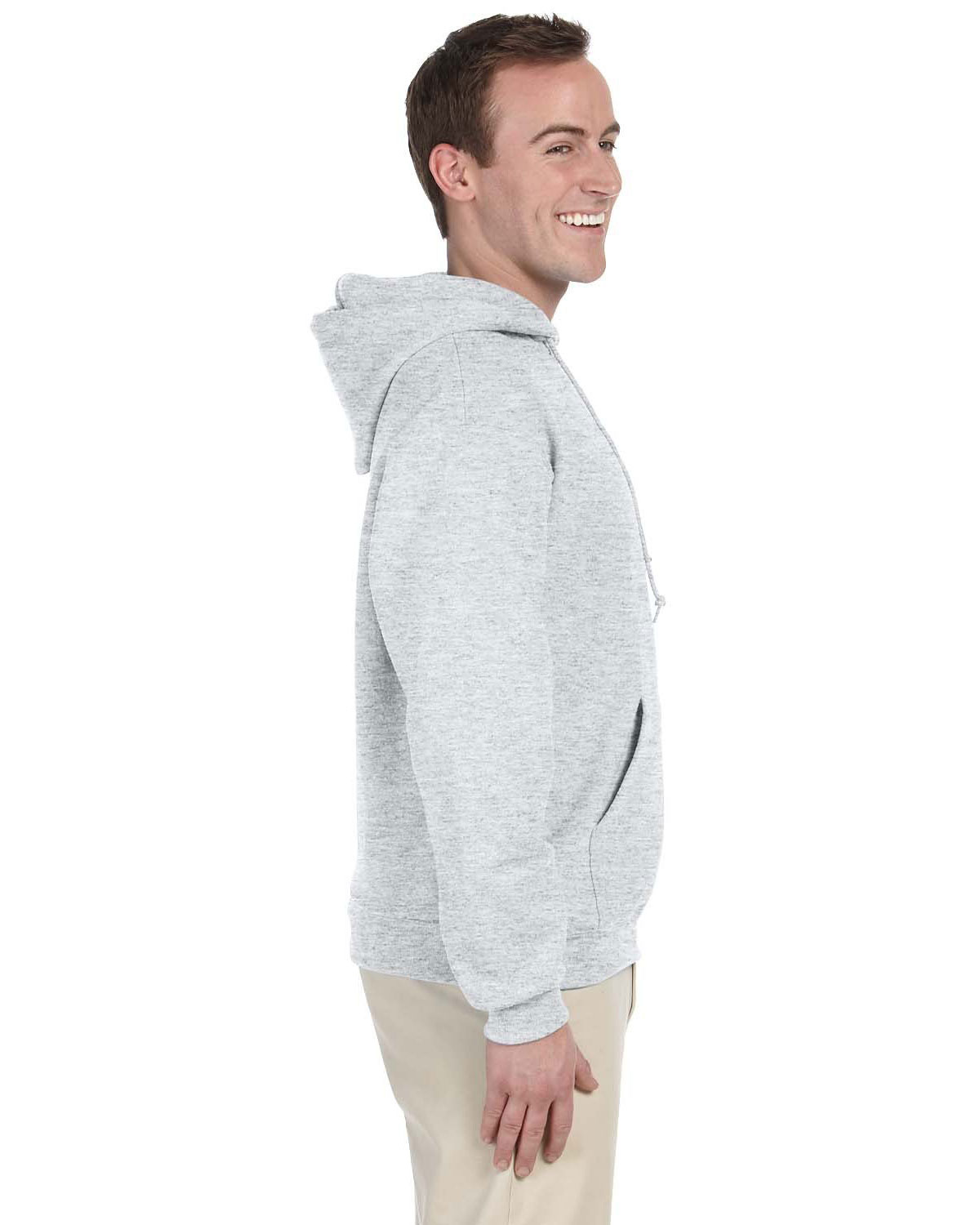 Jerzees 996 Men 8 Oz 50/50 Nublend Fleece Pullover Hoodie view 3