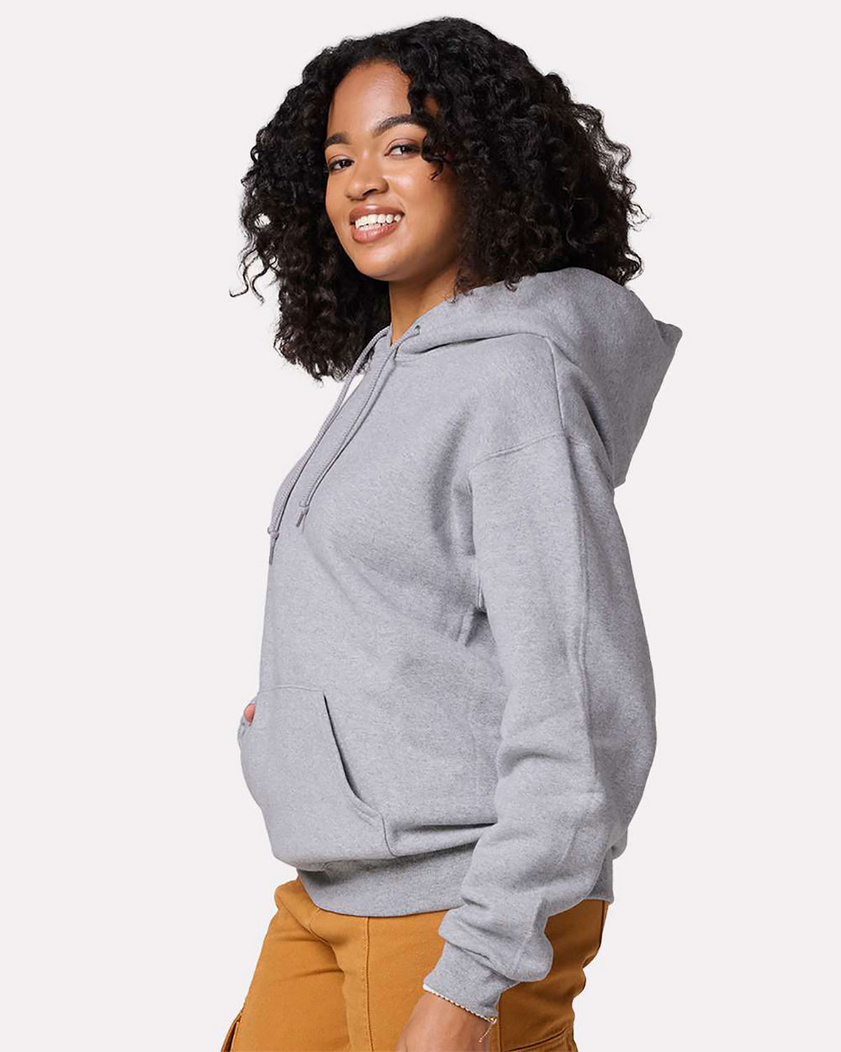Jerzees H12MR Unisex Rugged Hooded Sweatshirt view 3