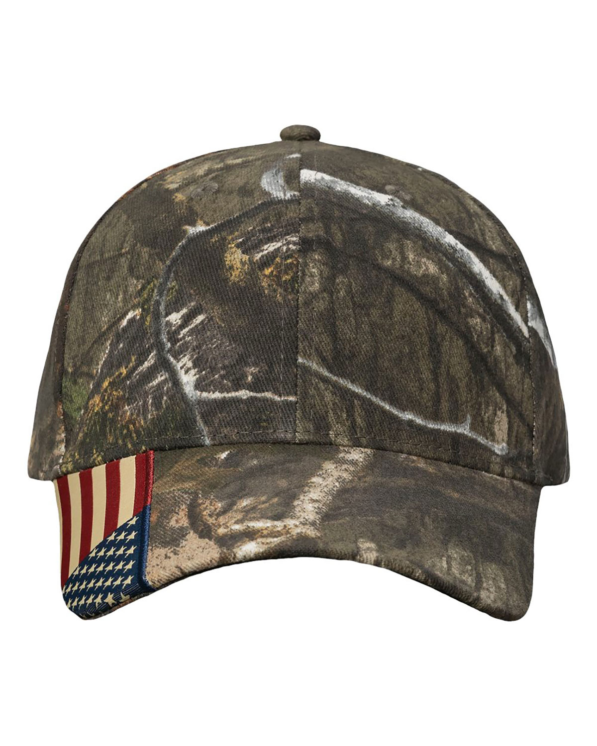 Kati LC350 Camo Woven USA Flag Cap view 3