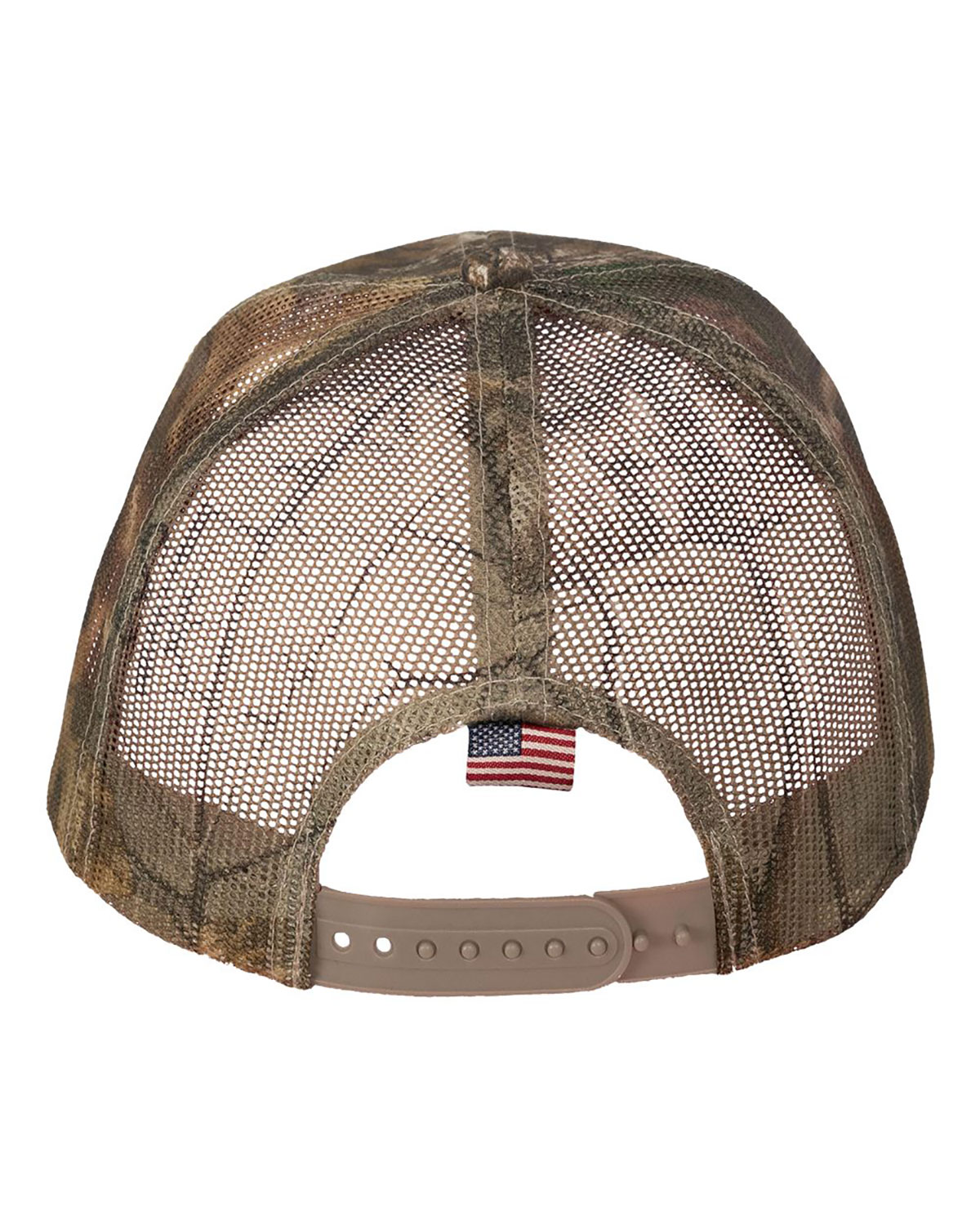 Kati LC350M Camo Woven USA Flag Mesh Cap view 2