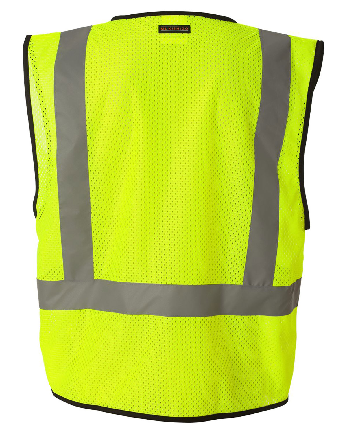 Kishigo 1193-1194 Unisex Economy Single Pocket Hook-and-Loop Mesh Vest view 2