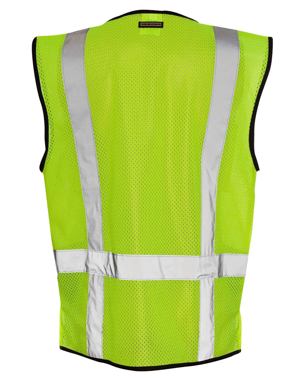 Kishigo 1509 Unisex Black Bottom Mesh Class 2 Vest view 2