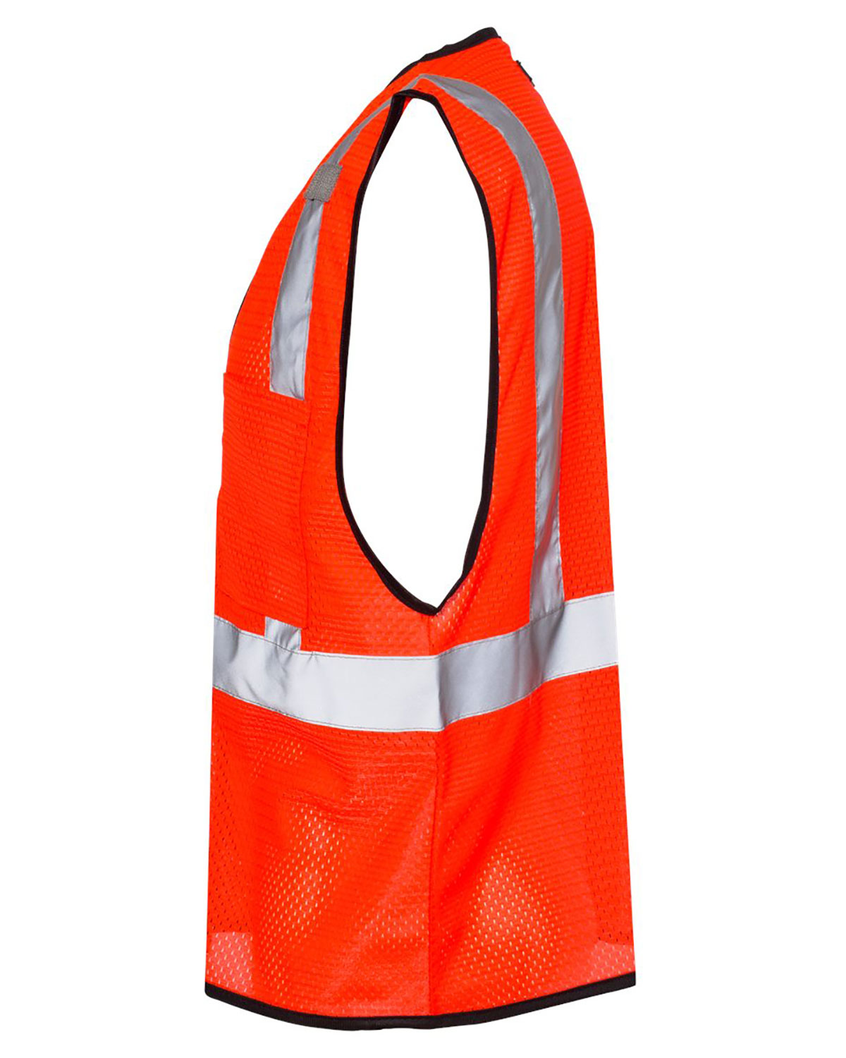 Kishigo 1519-1520 Unisex Single Pocket Zipper Mesh Class 2 Vest view 3