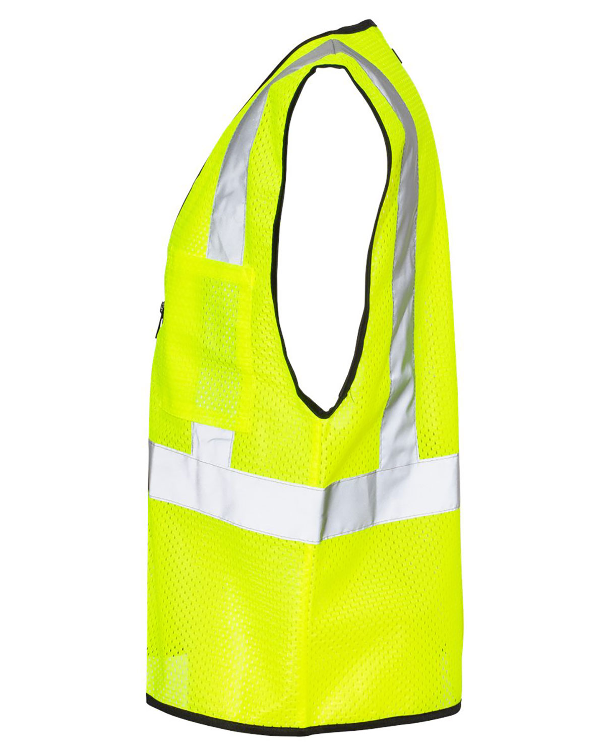 Kishigo 1537-1538 Unisex Double-Pocket Zippered Economy Class 2 Vest view 3