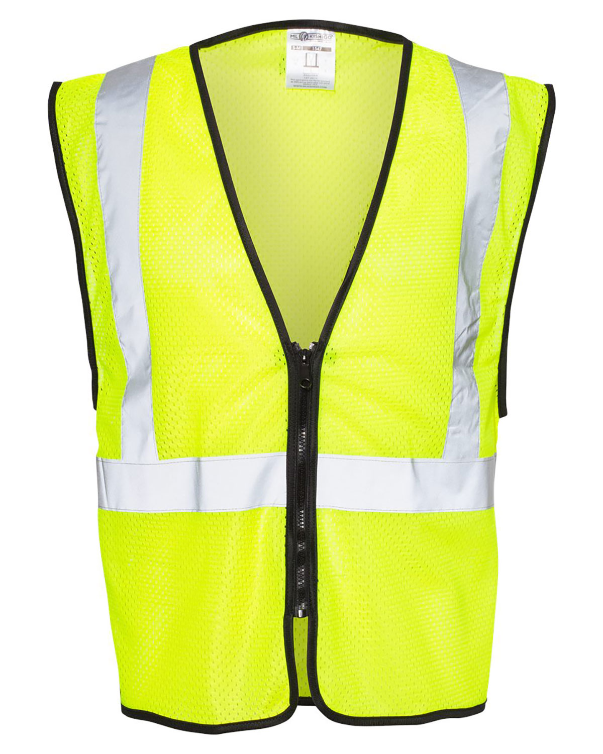 Kishigo 1547-1548 Unisex Zippered Mesh Economy Class 2 Vest