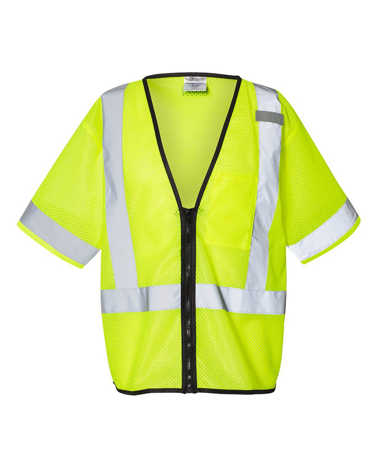 Kishigo 1567-1568 Unisex Economy Single Pocket Zipper Vest